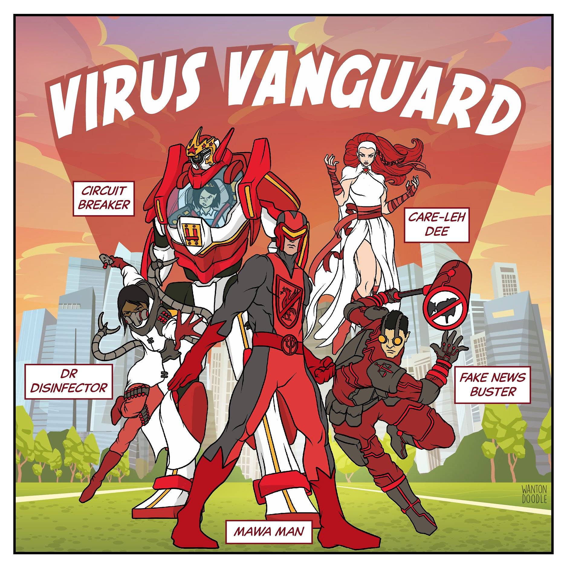 Singapore Superheroes Virus Vanguard