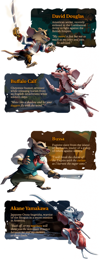 Curse of the Sea Rats Characters Playable