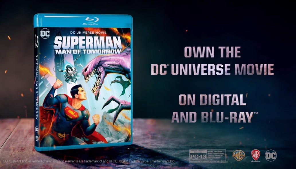 Superman man of tomorrow blu-ray