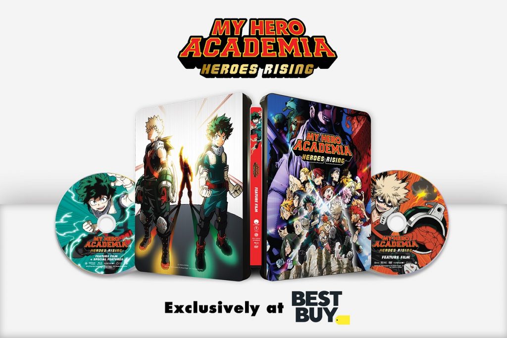 MHA Heroes Rising Blu-ray DVD Digital release
