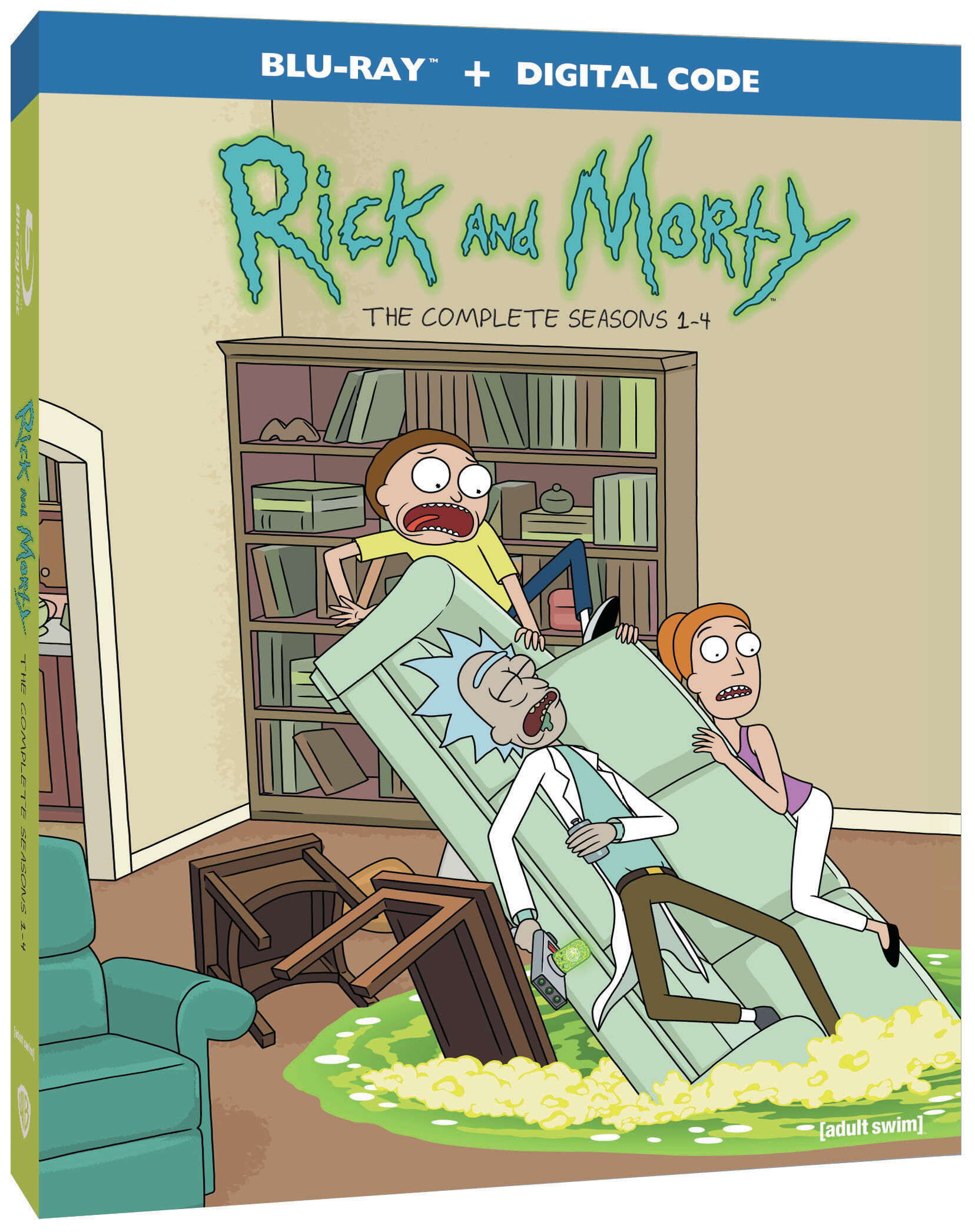 Rick and Morty Season 1 to 4 DVD Blu-ray set