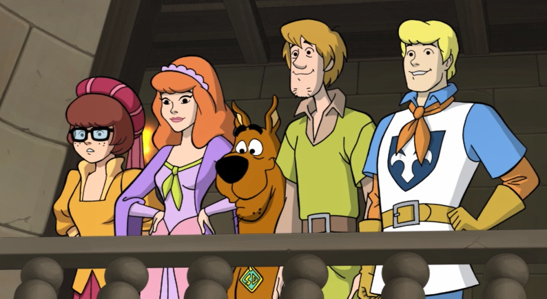 Scooby Doo and the gang in Sword and the Scoob