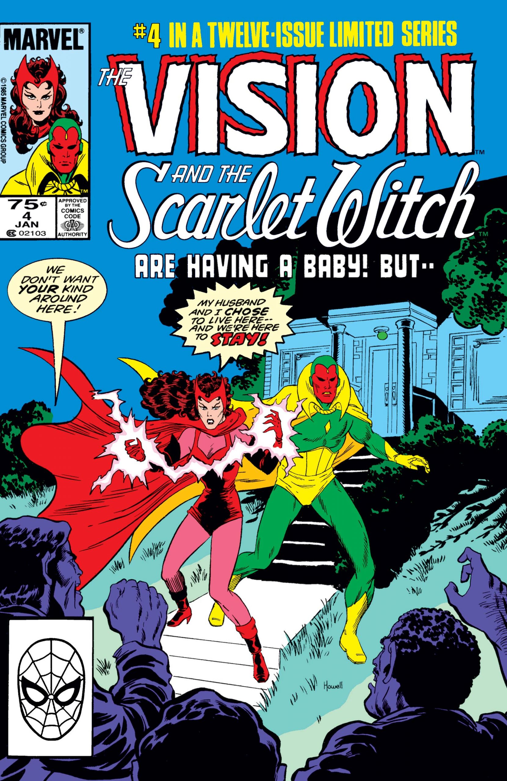 Wanda and Vision in the comics