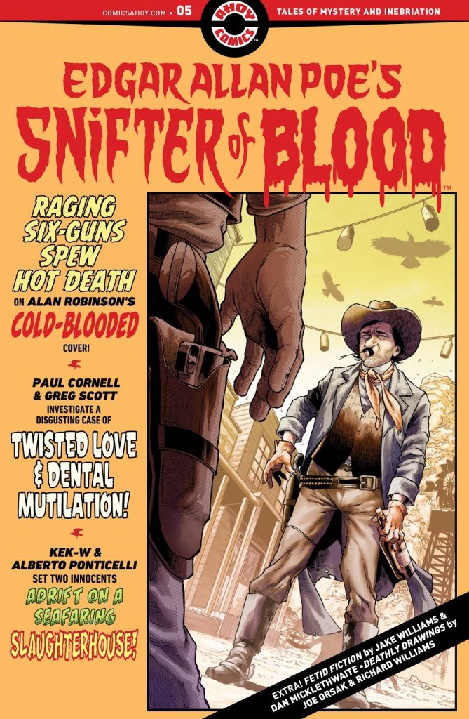 edgar allan poe's snifter of blood issue 5 review