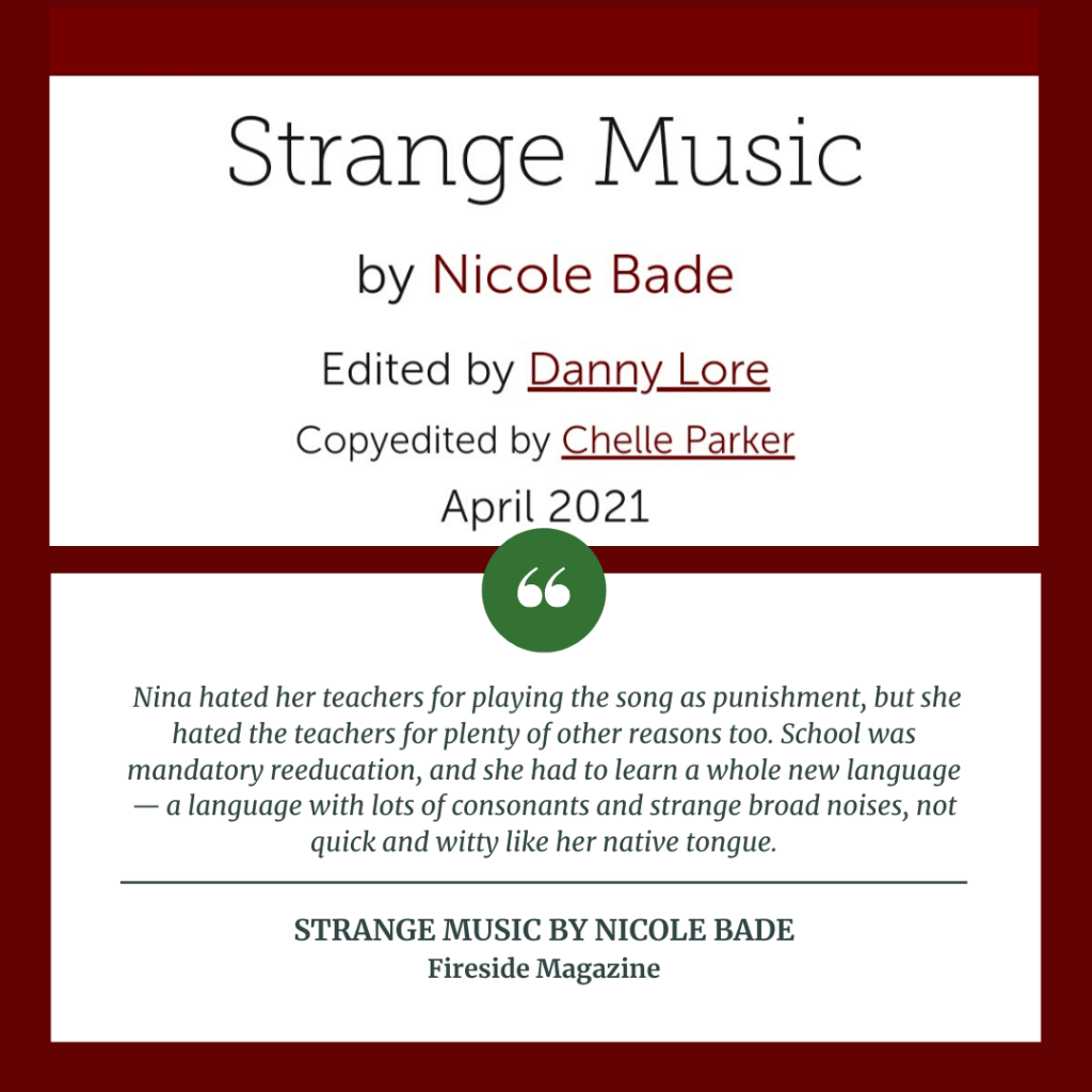 Strange Music by Nicole Bade