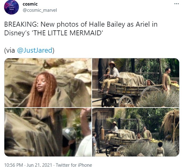 Halle Bailey as Ariel The Little Mermaid