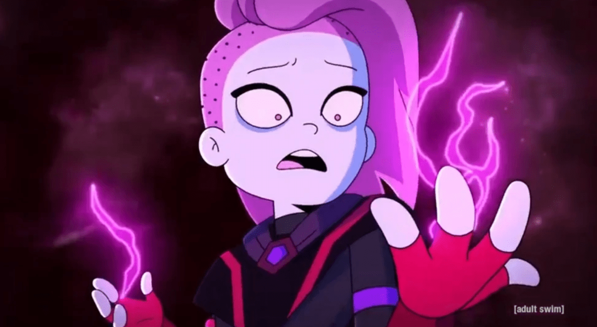 Ash gets her new form from Invictus in Final Space