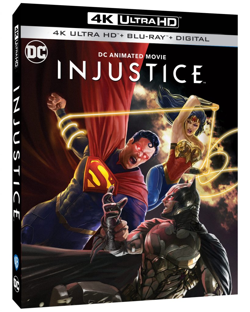 Injustice animated movie 4K UHD Blu-ray Digital release