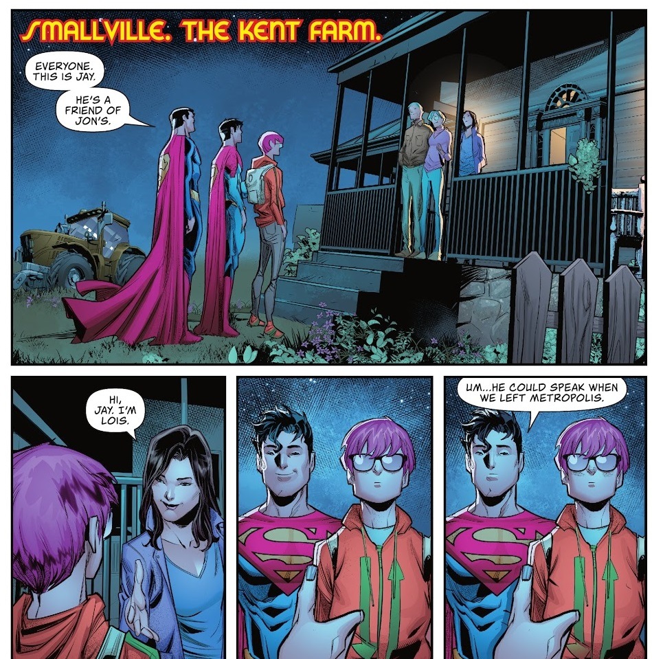 Superman son of kal-el issue 3 review Jon and Jay