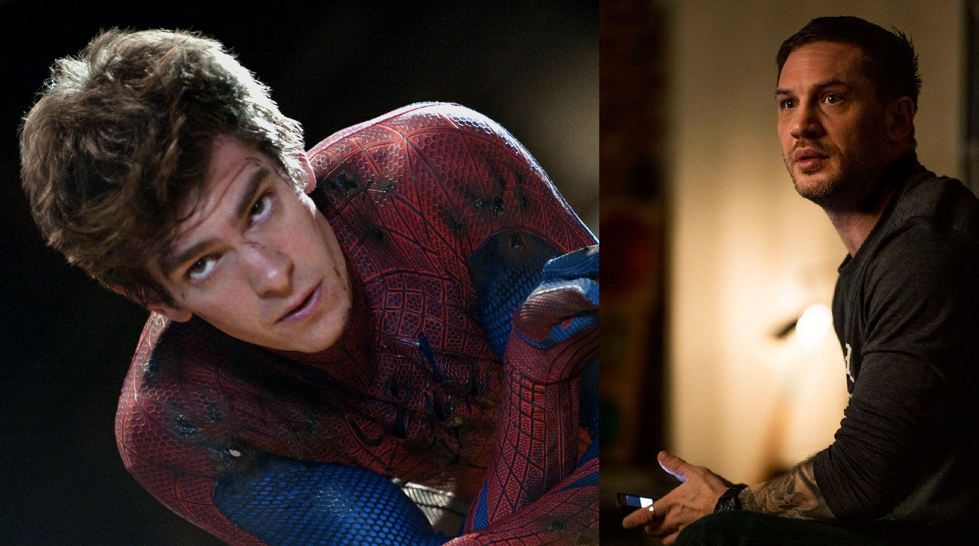 Spider-Man No Way Home Andrew Garfield and Tom Hardy