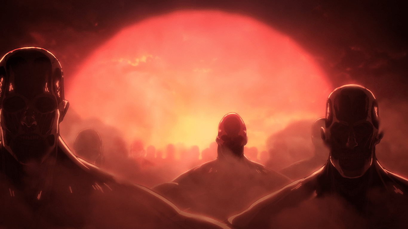 Sunset Attack on Titan