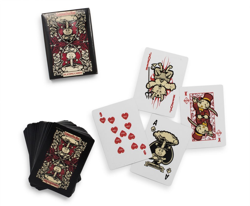 ​​Garbage Pail Kids Playing Cards Designed By Hydro74 with Hot Scott or Adam Bomb Sticker