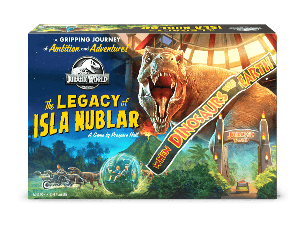 Jurassic World The Legacy of Isla Nublar board game