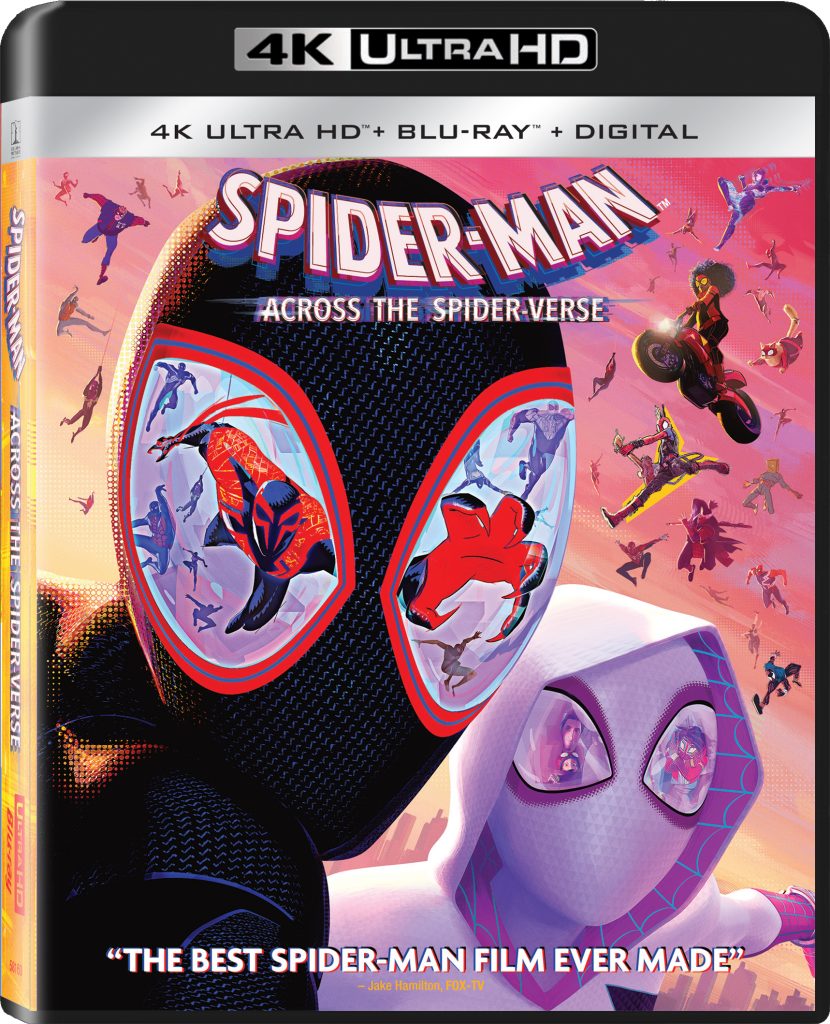 Spider-Man Across the Spider-Verse 4K UHD Blu-ray DVD release