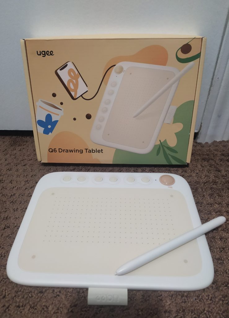 Ugee Q6 drawing tablet for android mobile devices review