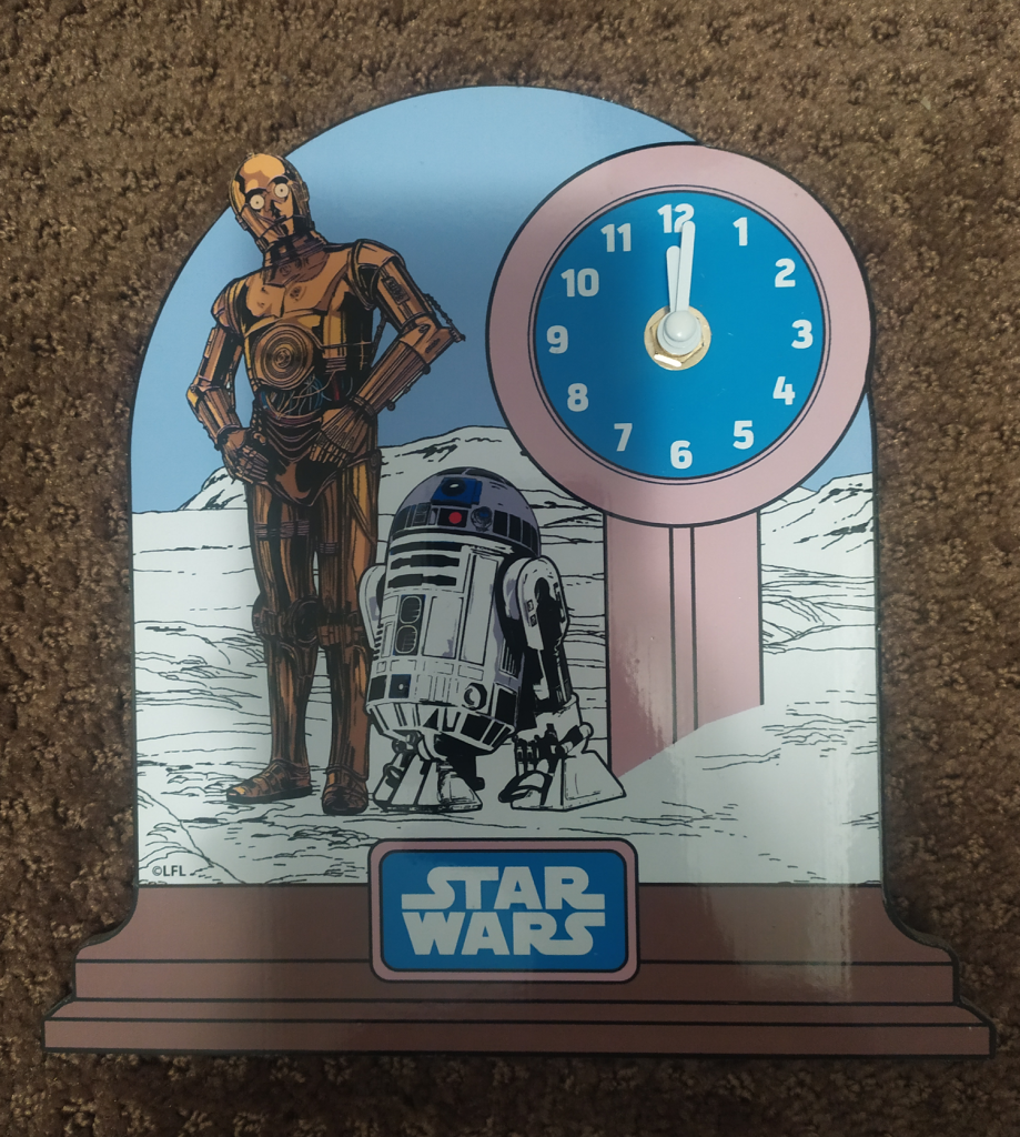 Diecut Wall Clock Star Wars Galaxy Box 2023 Winter