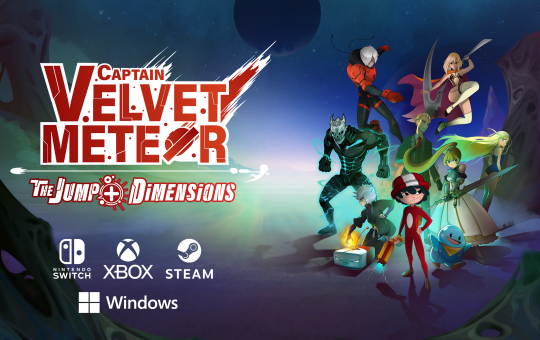 Captain Velvet Meteor Jump+ Dimensions video game 2024