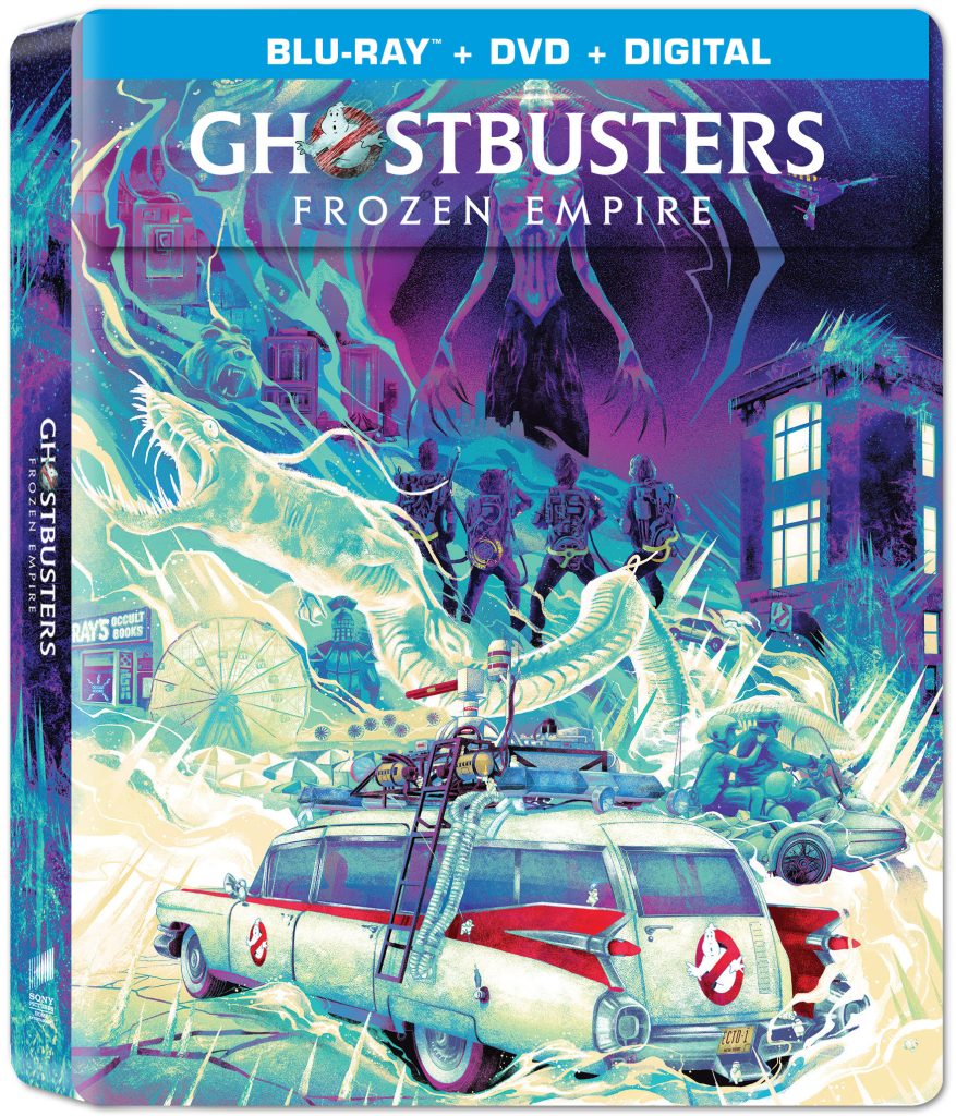 Ghostbusters Frozen Empire Blu-ray and Digital Steelbook