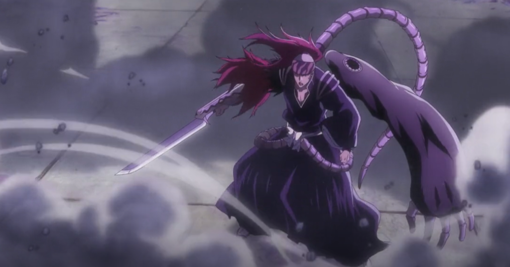 Renji fights Ishida in Bleach Thousand Year Blood war anime episode 33 Gate of the Sun review