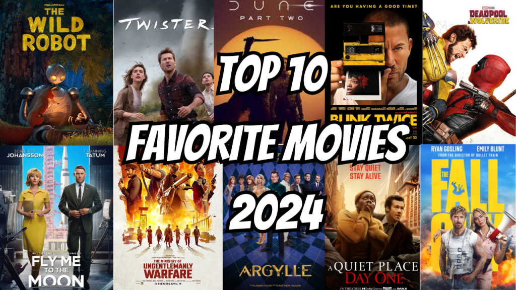 Top 10 Favorite Movies of 2024