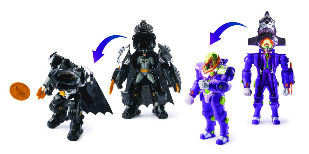 Spin Master Metal Force Batman and The Joker