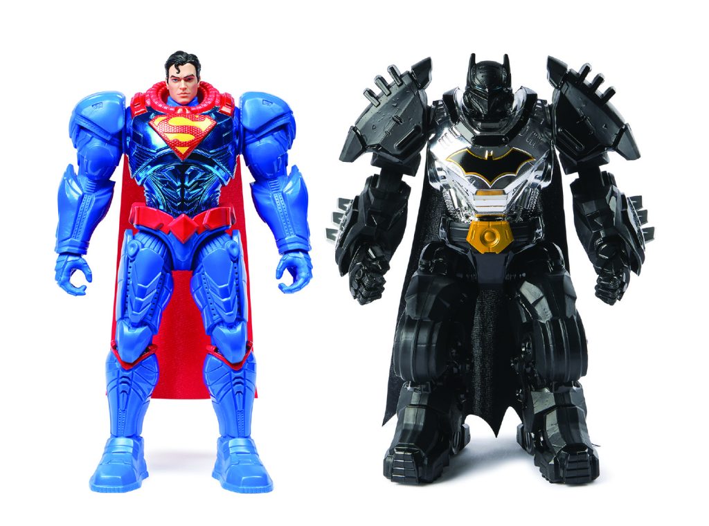 Superman and Batman DC Metal Force Spin Master 12-Inch Figures