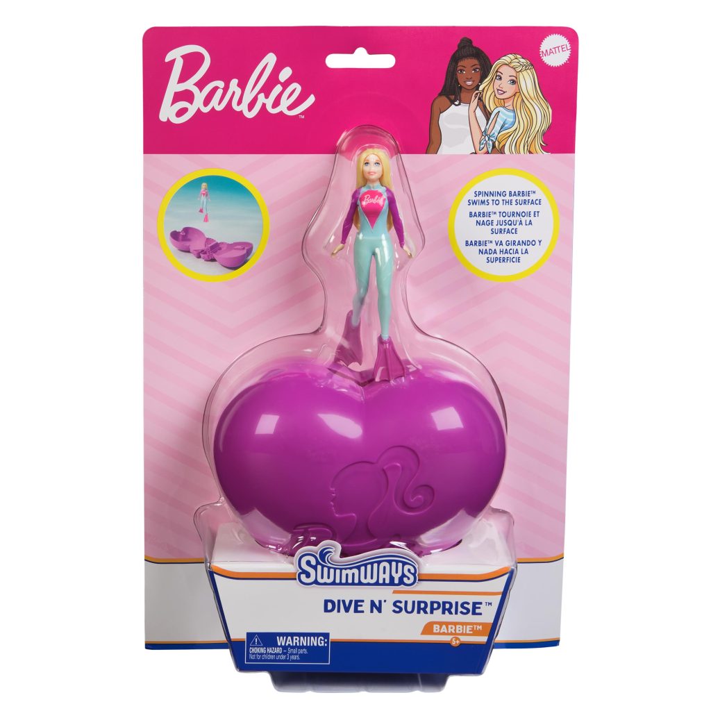 SwimWays Dive & Surprise: Barbie and Spidey