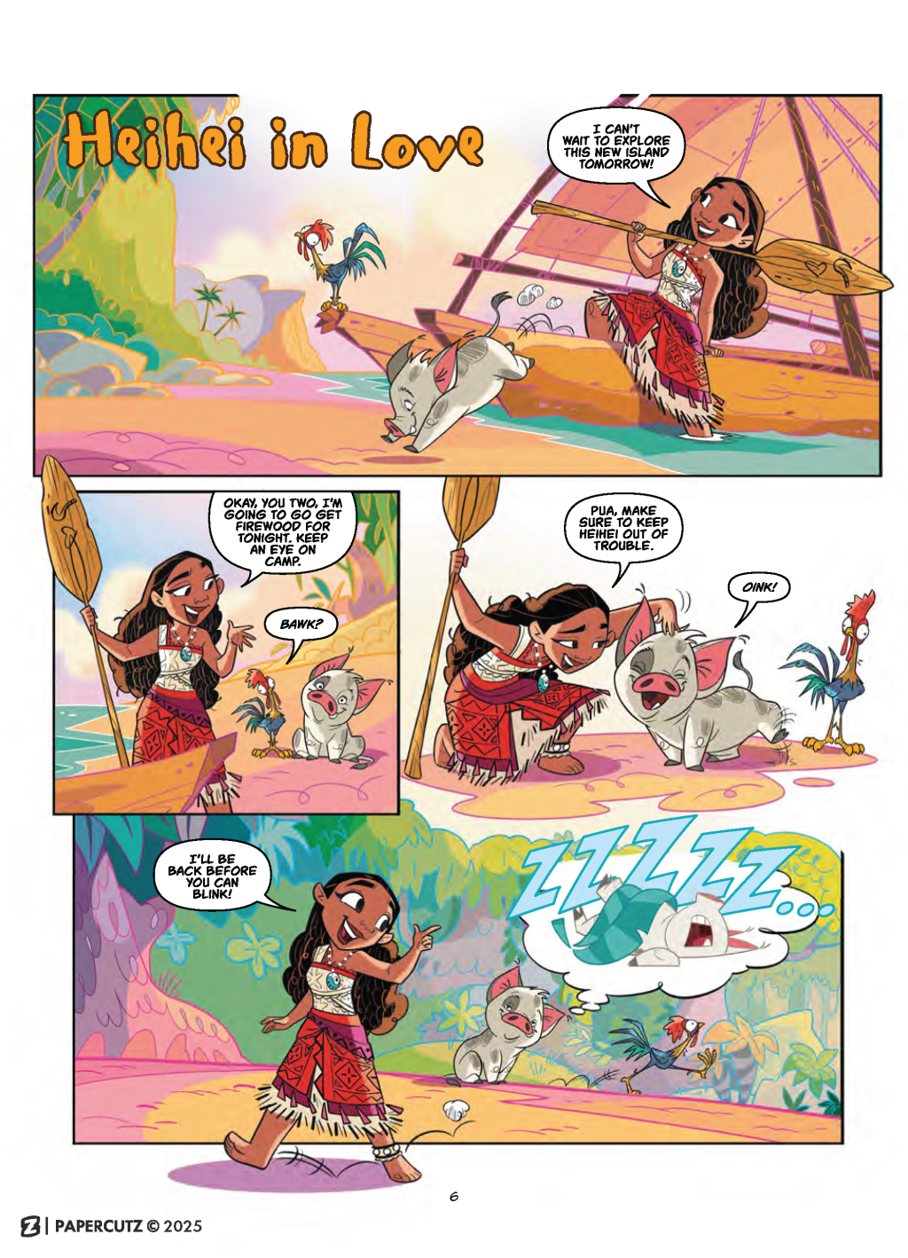 Papercutz Releases “The New Adventures Of Disney’s Moana 2 Vol. 1 Born