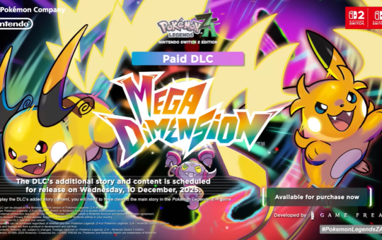 Pokemon Legends ZA Mega Dimension DLC December 2025