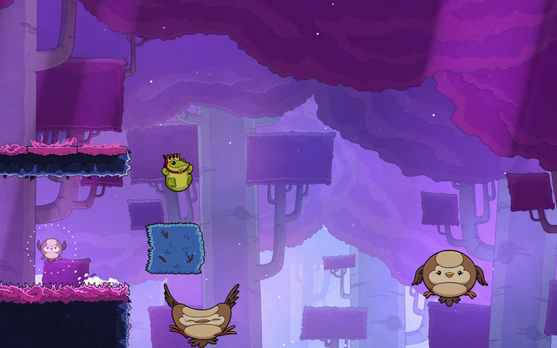 Croak WoodRunner video game Steam demo