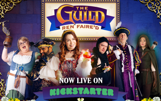 A group of six people, dressed in Ren Faire garb.